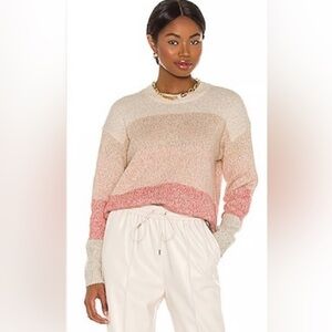 SPLENDID Multicolored Striped Crew Neck Long Sleeve Pullover XL